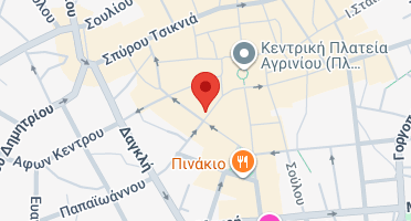Location of business on map