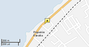 Location of business on map