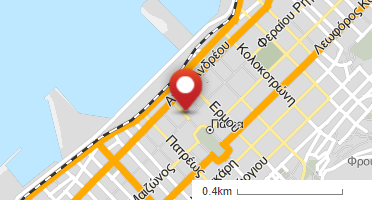 Location of business on map