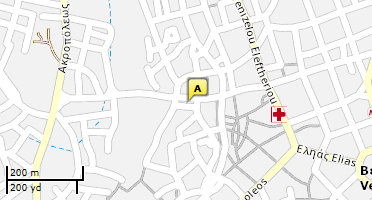 Location of business on map