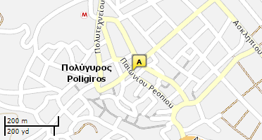 Χάρτης και σημείο της επιχείρησης