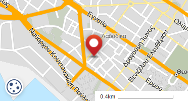 Location of business on map