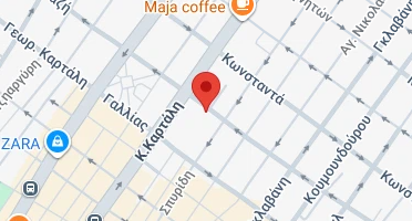 Location of business on map
