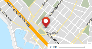 Location of business on map