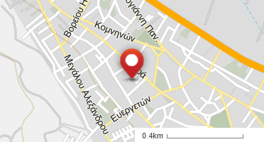 Location of business on map