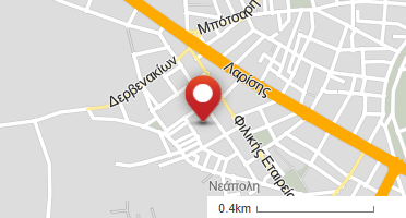 Location of business on map