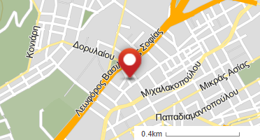 Location of business on map