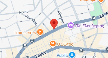 Location of business on map