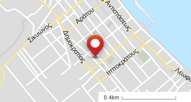 Location of business on map