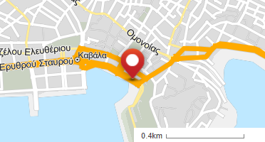 Location of business on map