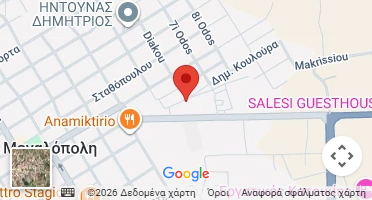 Location of business on map
