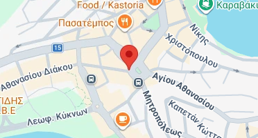 Location of business on map