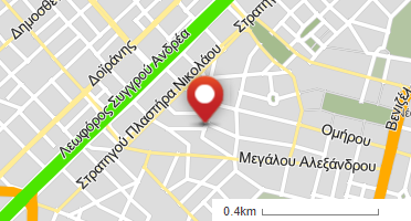 Location of business on map