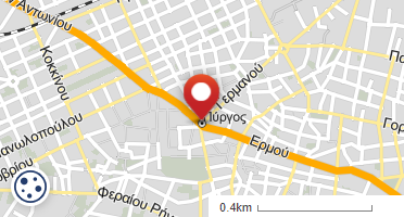 Location of business on map
