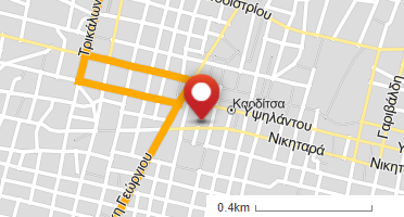 Location of business on map