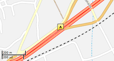 Location of business on map