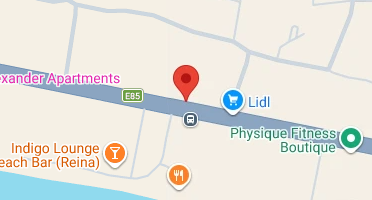 Location of business on map