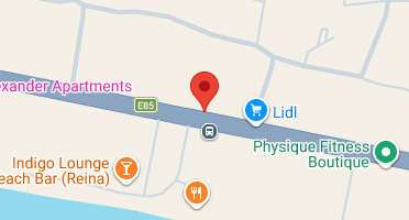 Location of business on map