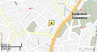 Location of business on map