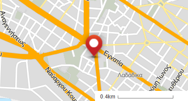 Location of business on map