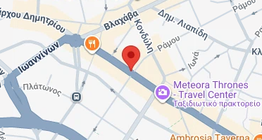 Location of business on map
