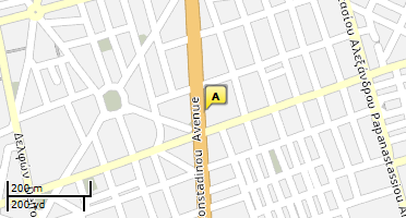 Location of business on map
