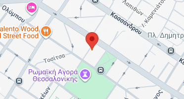 Location of business on map
