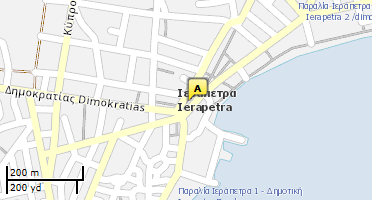 Location of business on map