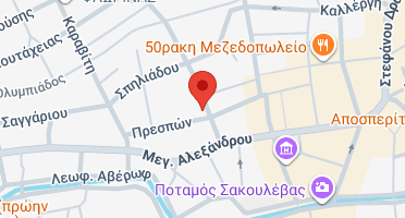 Location of business on map