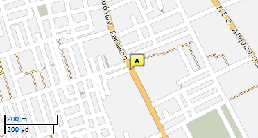 Location of business on map