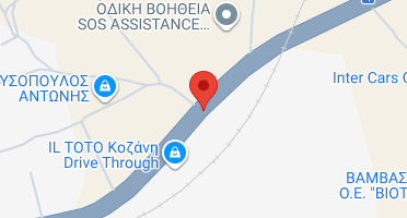 Location of business on map
