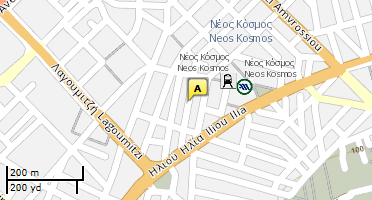 Location of business on map