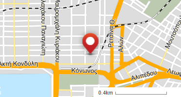 Location of business on map