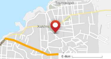 Location of business on map