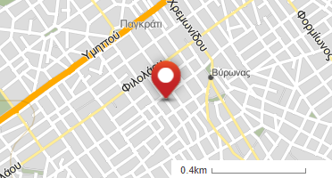 Location of business on map