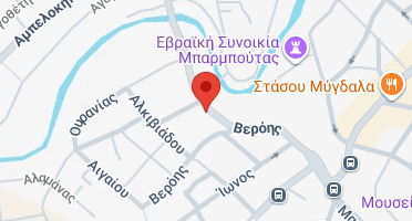 Location of business on map