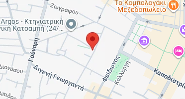 Location of business on map