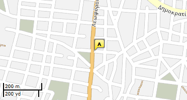 Location of business on map