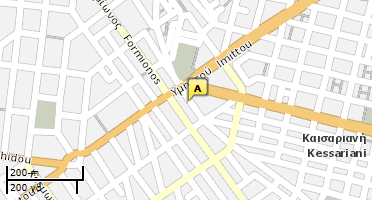 Location of business on map