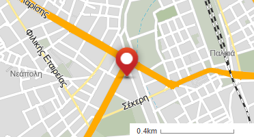 Location of business on map
