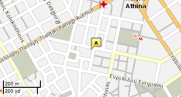 Location of business on map