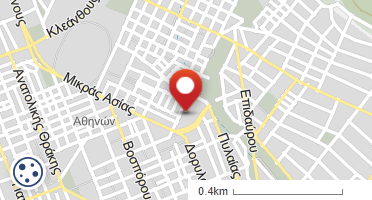 Location of business on map