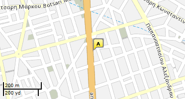 Location of business on map