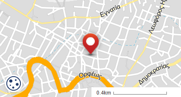 Location of business on map