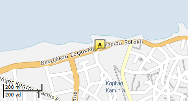 Location of business on map