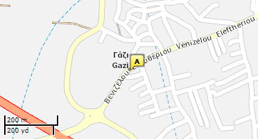 Χάρτης και σημείο της επιχείρησης