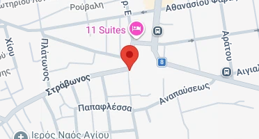 Location of business on map