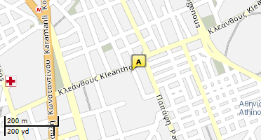 Location of business on map