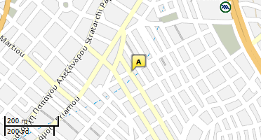Location of business on map