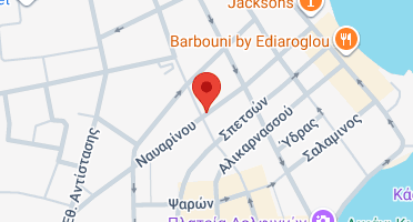 Location of business on map